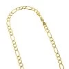 LUXURMAN Solid 10K Yellow Gold Figaro Chain For Men 8.5mm Wide