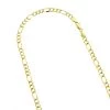 LUXURMAN Solid 10K Yellow Gold Figaro Chain For Men & Women 4mm Wide