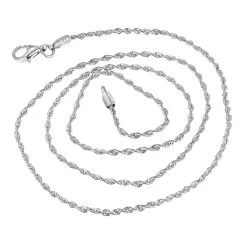 LUXURMAN Solid 10K Yellow Gold Rope Chain For Men & Women Diamond Cut 1.5mm -Fashion Accessories Shop luxurman solid 10k gold rope chain for men women diamond cut 15mm backwh