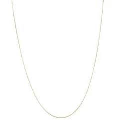 LUXURMAN Solid 14K Yellow Gold Box Chain For Men & Women Adjustable 1.1mm -Fashion Accessories Shop luxurman solid 14k gold box chain for men women adjustable 11mm boxye