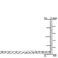 Solid 14K Yellow Gold Box Chain For Men & Women Round 2.4mm Wide -Fashion Accessories Shop luxurman solid 14k gold box chain for men women round 24mm wide rulerwh