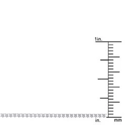 LUXURMAN Solid 14K White Gold Box Chain For Women 1mm Wide -Fashion Accessories Shop luxurman solid 14k gold box chain for women 1mm wide rulerwh