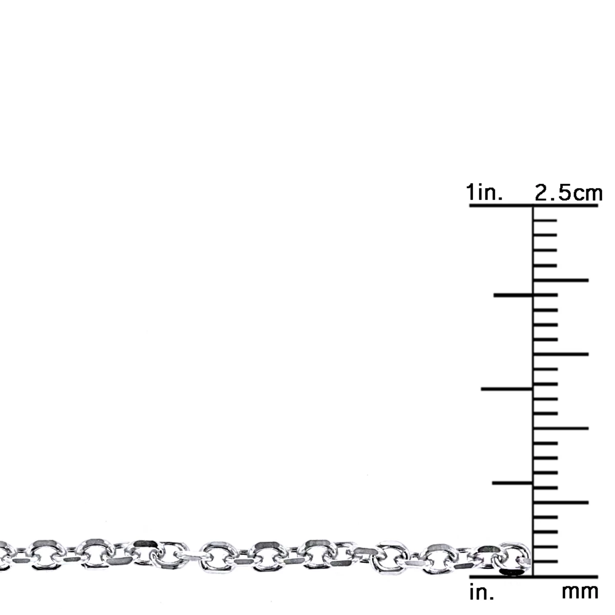 LUXURMAN Solid 14K Yellow Gold Cable Chain For Men & Women 2.3mm Wide 9 LUXURMAN Solid 14K Yellow Gold Cable Chain For Men & Women 2.3mm Wide - Image 7