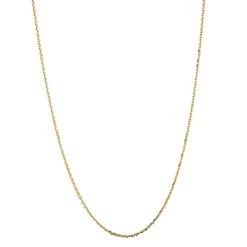 LUXURMAN Solid 14K White Gold Cable Chain For Men & Women 3mm Wide -Fashion Accessories Shop luxurman solid 14k gold cable chain for men women 3mm wide boxye