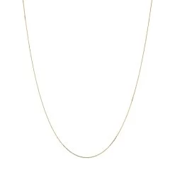 LUXURMAN Solid 14K Yellow Gold Cable Chain For Women Adjustable 0.9mm -Fashion Accessories Shop luxurman solid 14k gold cable chain for women adjustable 09mm boxye
