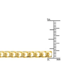 LUXURMAN Solid 14K White Gold Cuban Link Chain For Men Miami 5mm Wide -Fashion Accessories Shop luxurman solid 14k gold cuban link chain for men miami 5mm wide rulerye