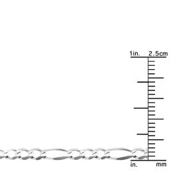 LUXURMAN Solid 14K Yellow Gold Figaro Chain For Men & Women 3mm Wide -Fashion Accessories Shop luxurman solid 14k gold figaro chain for men women 3mm wide rulerwh