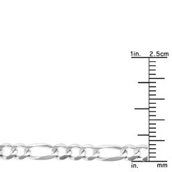 LUXURMAN Solid 14K Yellow Gold Figaro Chain For Men & Women 4mm Wide -Fashion Accessories Shop luxurman solid 14k gold figaro chain for men women 4mm wide rulerwh