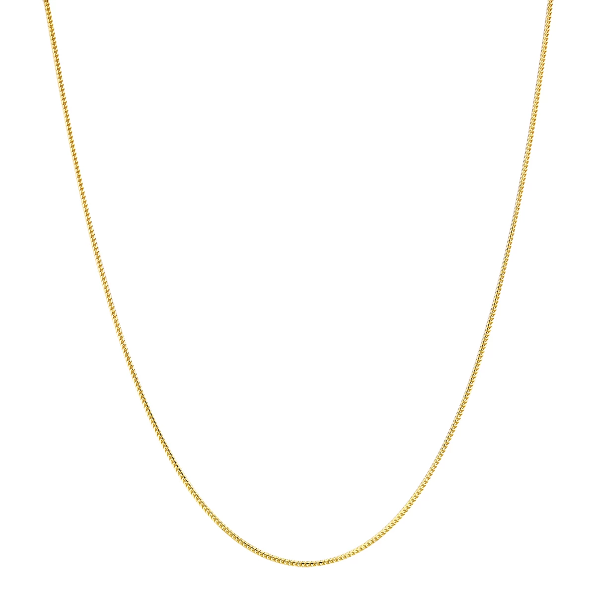 LUXURMAN Solid 14K White Gold Franco Chain For Men & Women 1.2mm Wide 8 LUXURMAN Solid 14K White Gold Franco Chain For Men & Women 1.2mm Wide - Image 6