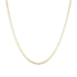 LUXURMAN Solid 14K Yellow Gold Mariner Chain For Men & Women 4.5mm Wide -Fashion Accessories Shop luxurman solid 14k gold mariner chain for men women 45mm wide boxye