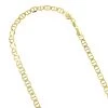 LUXURMAN Solid 14K Yellow Gold Mariner Chain For Men & Women 5.5mm Wide -Fashion Accessories Shop luxurman solid 14k gold mariner chain for men women 55mm wide ye