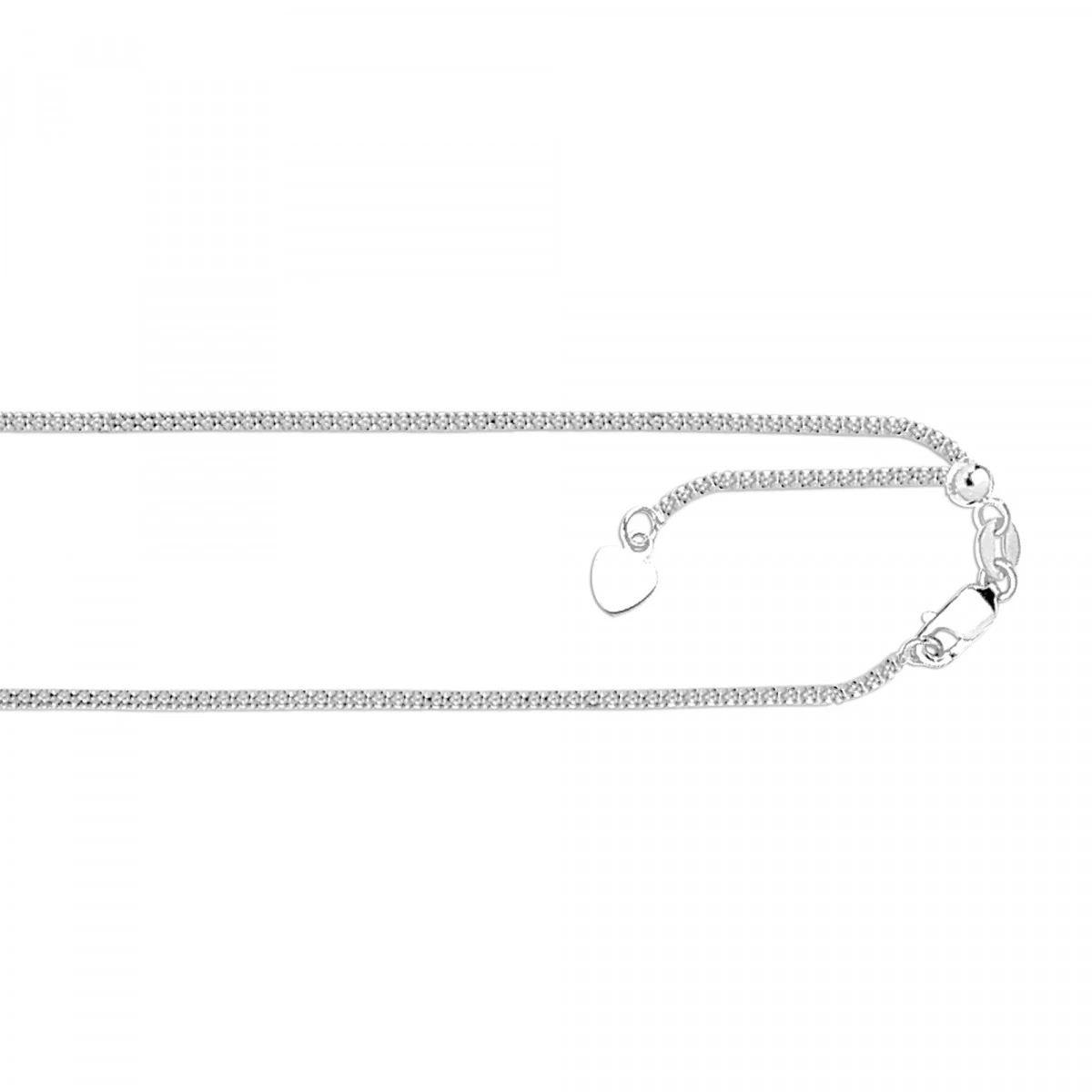 LUXURMAN Solid 14K Yellow Gold Popcorn Chain For Men & Women Adjustable 1.3mm 4 LUXURMAN Solid 14K Yellow Gold Popcorn Chain For Men & Women Adjustable 1.3mm - Image 2