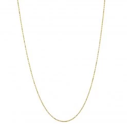 LUXURMAN Solid 14K Yellow Gold Rope Chain For Men & Women 3mm Wide -Fashion Accessories Shop luxurman solid 14k gold rope chain for men women 3mm wide boxye