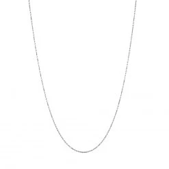 LUXURMAN Solid 14K White Gold Rope Chain For Men & Women Diamond Cut 1.3mm -Fashion Accessories Shop luxurman solid 14k gold rope chain for men women diamond cut 13mm boxwh