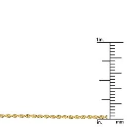 LUXURMAN Solid 14K White Gold Rope Chain For Men & Women Diamond Cut 1.3mm -Fashion Accessories Shop luxurman solid 14k gold rope chain for men women diamond cut 13mm rulerye