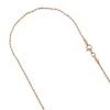 LUXURMAN Solid 14K Rose Gold Rope Chain For Men & Women Diamond Cut 1.5mm