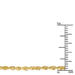 LUXURMAN Solid 14K Yellow Gold Rope Chain For Men & Women Diamond Cut 2.3mm -Fashion Accessories Shop luxurman solid 14k gold rope chain for men women diamond cut 23mm rulerye
