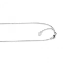 LUXURMAN Solid 14K Yellow Gold Snake Chain For Women Octagon Adjustable 0.9mm -Fashion Accessories Shop luxurman solid 14k gold snake chain for women octagon adjustable 09mm wh