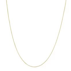 LUXURMAN Solid 14K Yellow Gold Wheat Chain For Men & Women 1mm Wide -Fashion Accessories Shop luxurman solid 14k gold wheat chain for men women 1mm wide boxye