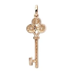 Luxurman Women's Diamond Diamond Key Pendant 18K Rose Gold 0.85ct 11 Luxurman Women's Diamond Diamond Key Pendant 18K Rose Gold 0.85ct -Fashion Accessories Shop luxurman womens diamond pendants diamond key pendant in 18k gold 075ct backro