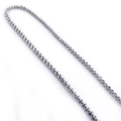Men's 10K White Gold Ball Moon Cut Chain 4mm 22-30in 9 Men's 10K White Gold Ball Moon Cut Chain 4mm 22-30in -Fashion Accessories Shop mens chains white gold ball moon cut chain 10k 5mm 22 30in 2