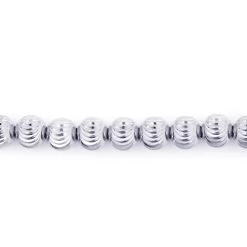 Men's 10K White Gold Ball Moon Cut Chain 4mm 22-30in 11 Men's 10K White Gold Ball Moon Cut Chain 4mm 22-30in -Fashion Accessories Shop mens chains white gold ball moon cut chain 10k 5mm 22 30in 4