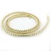 Men's 10K Yellow Gold Ball Moon Cut Chain 5mm 22-30in