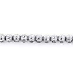 Men's 10K White Gold Ball Moon Cut Chain 4mm -Fashion Accessories Shop mens gold chains white gold ball moon cut chain 10k 4 mm 4