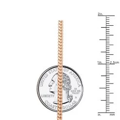 Miami 14K Rose Gold Cuban Link Curb Chain 2.5mm 22-40in 9 Miami 14K Rose Gold Cuban Link Curb Chain 2.5mm 22-40in -Fashion Accessories Shop miami rose gold cuban link curb chain 14k 25mm 22 40in rulerro