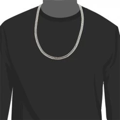 Miami 14K White Gold Cuban Link Curb Chain 8.4mm 22-40in 10 Miami 14K White Gold Cuban Link Curb Chain 8.4mm 22-40in -Fashion Accessories Shop miami white gold cuban link curb chain 14k 84mm 22 40in 3