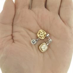 Natural Yellow Diamond Dangle Earrings 1.65ct 14K Yellow Gold -Fashion Accessories Shop natural yellow diamond dangle earrings 165ct 14k gold 4