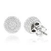 Pave Diamond Earrings 14K White Gold Studs 1.32ct 1 Pave Diamond Earrings 14K White Gold Studs 1.32ct -Fashion Accessories Shop pave diamond earrings 14k 132ct p 41203 wh