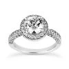 Platinum Diamond Engagement Ring 1.60ct 2.9mm -Fashion Accessories Shop platinum diamond engagement ring 160ct p 29940 white