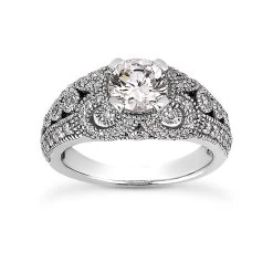 Platinum Diamond Engagement Ring 1.65ct