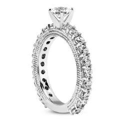 Platinum Diamond Engagement Ring 2.40ct -Fashion Accessories Shop platinum diamond engagement ring 240ct p 34591 back white 20220420 20220426