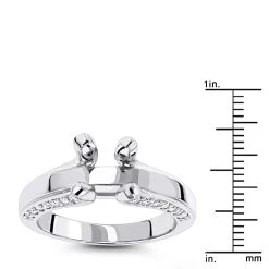 Platinum Diamond Engagement Ring Setting 0.40ct -Fashion Accessories Shop platinum diamond engagement ring setting 040ct p 34729 rulerwh