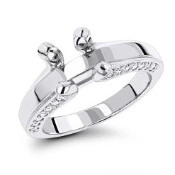 Platinum Diamond Engagement Ring Setting 0.40ct