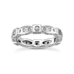 Platinum Diamond Eternity Band 0.24ct