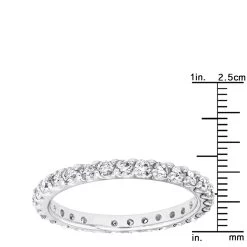 Thin Platinum Diamond Eternity Band 0.84ct -Fashion Accessories Shop platinum diamond eternity band 084ct p 30461 rulerwh