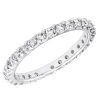 Thin Platinum Diamond Eternity Band 0.84ct