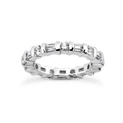 Platinum Diamond Eternity Band 1.26ct
