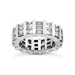 Platinum Diamond Eternity Band 5.12ct