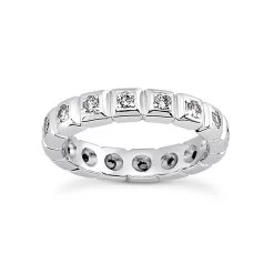 Platinum Diamond Eternity Ring 0.32ct
