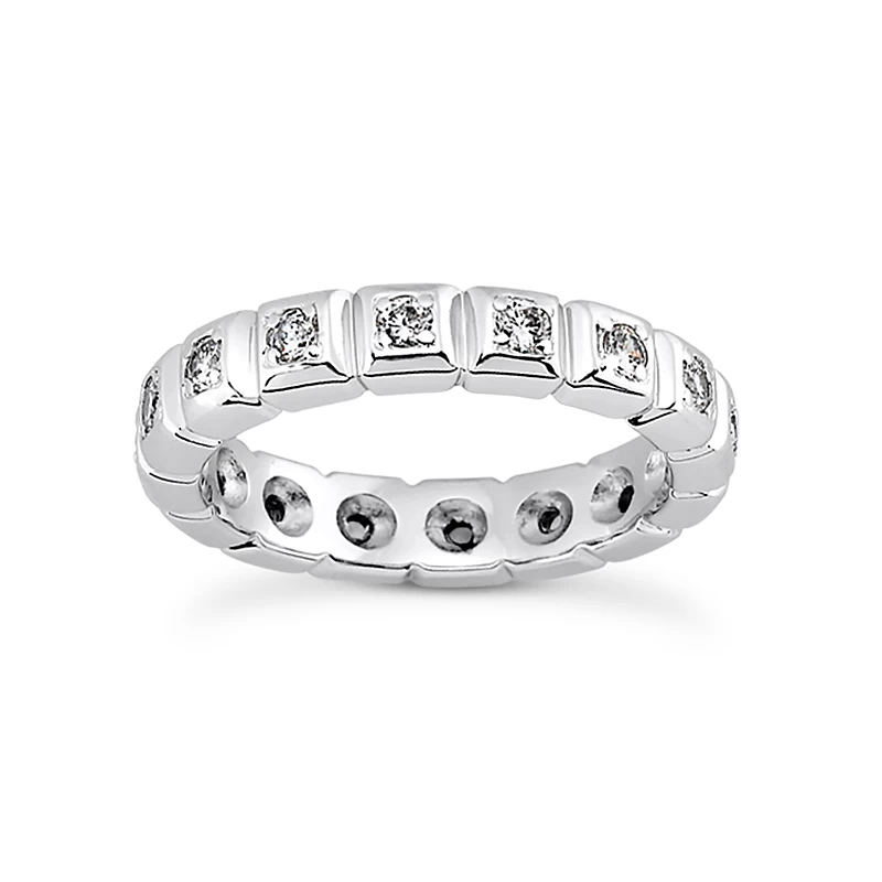 Platinum Diamond Eternity Ring 0.32ct 3 Platinum Diamond Eternity Ring 0.32ct
