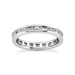 Thin Platinum Diamond Eternity Ring 1.60ct