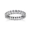 Platinum Diamond Eternity Ring 3.74ct