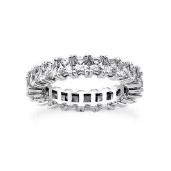 Platinum Diamond Eternity Ring 3.74ct