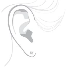 18K White Gold Diamond Stud Earrings 0.50ct -Fashion Accessories Shop platinum diamond stud earrings 050ct bodwh