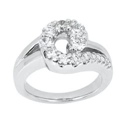 Platinum Ladies Diamond Ring 0.50ct