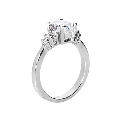 Ultra Thin Platinum Ladies Diamond Ring 1.28ct 4 Ultra Thin Platinum Ladies Diamond Ring 1.28ct - Image 2